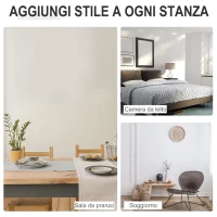 HOMCOM Lampadario a Soffitto Moderno 8 Punti Luce, Illuminazione Design Industriale per Casa e Ufficio, Nero(m-4)