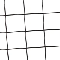 Outsunny Vintage Style Steel Garden Patio Outdoor Arbor & Trellis Arch Support Vines & Climbing Plants Garden Decoration - Black 2.5H m(m-9)