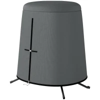 Outsunny 196 x 230 cm Hanging Egg Chair Protective Cover - Grey(m-11)