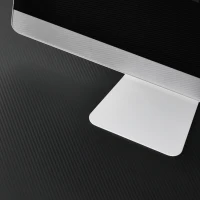 HOMCOM Bureau Gaming Table Bureau pour Ordinateur de Jeu avec Crochet et Porte-Gobelet Patins Réglables 120 x 60 x 75 cm Noir et Rouge(m-7)