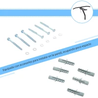 HOMCOM 2 en 1 Barra de Dominadas para Pared de Acero Soporte de Saco de Boxeo Carga Máx. 130 kg 93x47x51 cm Negro(m-6)