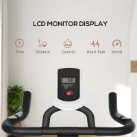 SPORTNOW Exercise Bike, Indoor Stationary Bike, Cycling Machine with Adjustable Seat and Resistance for Home Gym Workout, Blue(m-4)