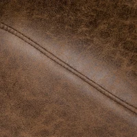 HOMCOM Bar Stools Set of 2, Adjustable Breakfast Dining Stools with Backrest, Footrest, Microfiber Cloth Kithchen Island Counter, Brown(m-9)