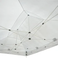 Outsunny Barnum Blanc Côtés Amovibles 4,5 x 3 x 3,2 m(m-6)