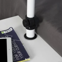 HOMCOM Functional Swivel Bedside Table End Table Side Table for Living Room Nightstand for Bedroom(m-9)