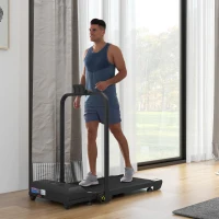 HOMCOM 2.5HP Walking Pad Treadmill, Folding Under Desk Treadmill, Walking Machine, 1-10km/h, with Remote Control(m-2)