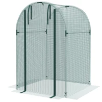 Outsunny 120 x 120cm Mini Polytunnel Greenhouse(m-11)