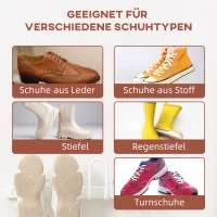 HOMCOM Schuhtrockner, elektrisch, Temperatur bis 55° C, Wandmontage, Stahl, weiß, 53 x 13 x 17cm(m-5)