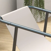 Outsunny 4-teilige Gartenmöbel-Set Gartensitzgruppe Loungemöbel, 1 Sofa, 2 Sessel, 1 Tisch, 110 x 70 x 70 cm, Cremeweiß + Schwarz(m-9)