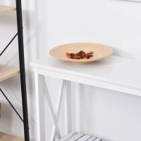 HOMCOM Table de console table d'entrée style table de drapier néo-rétro étagère dim. 100L x 30l x 80,5H cm MDF blanc(m-5)