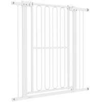 PawHut Türschutzgitter Hund, 76-104 cm Absperrgitter ohne Bohren, Treppengitter