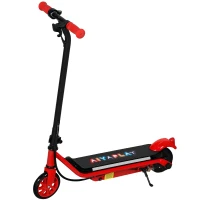 AIYAPLAY Electric Scooter for Kids Aged 6-14 Years, with Colourful Lights, Red(m-11)