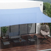 Outsunny Conjunto de Muebles de Jardín 4 Piezas Mesa de Centro Banco de 2 Plazas y 2 Sillas con Cojines Desenfundables y Marco de Metal HDPE para Terraza Exterior 113x65x78 cm Gris(m-9)