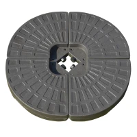 Outsunny Set of 4 Fillable Parasol Weights - 100kg(m-11)