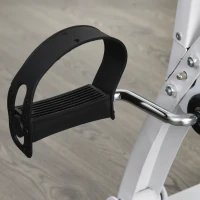 Homcom Vélo d'Appartement pour Rééducation Blanc 41 x 50 x 96 cm(m-9)