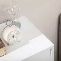 HOMCOM Bathroom Cabinet, Freestanding Storage Cabinet with 4 Drawers, Door Cupboard for Living Room, Kitchen, Bedroom, White(m-8)