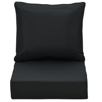 Outsunny 4 Pcs Outdoor Seat and Back Cushion Set Patio Deep Seating Chair Replacement Cushion(m-8)