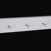 HOMCOM Armadio Portagioielli Portagioie Specchio Regolabile 20 Luci LED, Legno, Bianco, 40x37x146 cm(m-7)