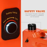 DURHAND 5 Ton Electric Car Jack Kit with 12V Auto Car Floor Jack, Impact Wrench, 15.5-45cm Tyre Lift Emergency Tyre Repair Kit with Case for Cars, SUVs, Sedans, MPVs(m-6)