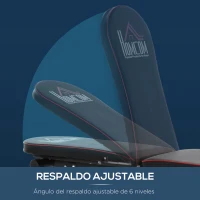 HOMCOM Banco de Pesas Banco de Musculación Plegable con Respaldo Inclinable en 6 Posiciones Banco de Abdominales para Fitness Entrenamiento Completo en Gimnasio Casa Carga 150 kg Negro(m-5)