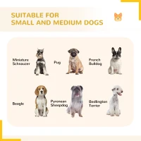 PawHut 16 Panels Heavy Duty Puppy Playpen, for Small and Medium Dogs, Indoor and Outdoor Use - Grey(m-4)