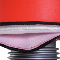 Muñeco de boxeo tipo Saco de Pie para Boxing y Punching - Máquina de Boxeo - Negro y Rojo - Altura ajustable 160-185cm(m-4)