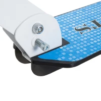 Trottinette pliable  68L x 34l x 94H cm alu. bleu banc(m-7)