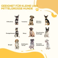 PawHut Hundegitter Treppengitter Absperrgitter, faltbar, Kiefernholz, 375 cm x 44 cm x 70 cm, Natur(m-4)