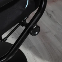 Vinsetto Reclining Chair and Stool Set, Recliner Chair with Headrest, Gaming Chair with Lumbar Support, Pedestal Base for Home Office, Lake Blue(m-8)