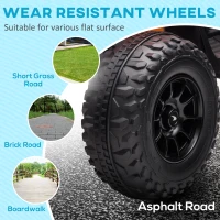 HOMCOM McLaren Licensed 12V Quad Bike, with Music, Headlights, MP3 Slot, Suspension Wheels, for Ages 3-8 Years - Orange(m-7)