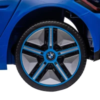HOMCOM BMW i4 Licensed 12V Kids Electric Ride-On Car, Blue(m-9)