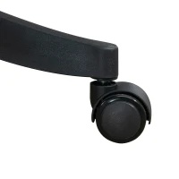 Vinsetto Bürostuhl Computerstuhl, 1 Kopfstütze, klappbare Armlehnen, 62 cm x 58 cm x 133 cm, Schwarz(m-9)