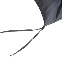 Outsunny 2 Sitzer Bankauflage 100 x 98 x 8 cm Sitzkissen mit Bändern Rückenkissen für Indoor/Outdoor Polster Auflage für Sitzbank Gartenbank Gartenmöbel Hollywoodschaukeln Dunkelgrau(m-7)