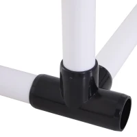 PawHut Set de Entrenamiento de Agilidad para Perros con Ø60x300 cm Túnel Juego de Salto Obstáculos y Bolsa de Transporte Incluida Blanco y Azul(m-9)