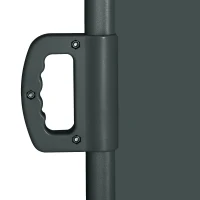 Outsunny Retractable Sun Side Awning Screen Fence Patio Garden Wall Balcony Screening Panel Outdoor Blind Privacy Divider (3x2M, Grey)(m-9)