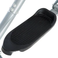 HOMCOM Crosstrainer, Heimtrainer, LCD-Display, einstellbares Brustpolster, Stahl, Silber, 96 x 60 x 152cm(m-9)