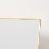 HOMCOM Full Length Mirror Wall-Mounted, 160 x 50 cm Freestanding Rectangle Dressing Mirror for Bedroom, Living Room, Gold Frame(m-8)