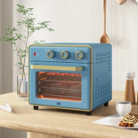 HOMCOM 20L 90-230℃ Mini Electric Oven - Blue(m-2)