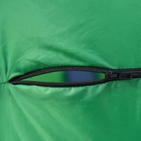 HOMCOM Babbo Natale Gonfiabile con Albero e Pinguino, Altezza 180cm, Luci LED e Gonfiatore(m-9)