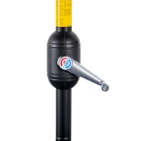 Outsunny Ombrellone da Parete Mezzaluna Salvaspazio con Apertura a Manovella, Caffè(m-9)