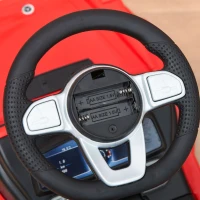 HOMCOM Macchina Giocattolo, Macchina Cavalcabile per Bambini 12-36 Mesi, Mercedes-Benz G350, Rossa(m-9)