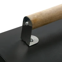 Outsunny Barbacoa de Carbón Portátil Barbacoa Sobremesa con 2 Parrillas Cocina con Asa y Cierre para Asar Picnic Camping Fiesta 42x29x45 cm Negro(m-8)