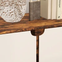 PawHut Hidden Cat Litter Box Furniture, with Sand Drain Pad - Rustic Brown(m-9)