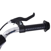 HOMCOM Kids Scooter, Teen Kick Scooter with Rubber Wheels, 16" Front Wheel, Height Adjustable Handlebar, Dual Brakes, Kick Stand, for 5+ Years, Black(m-9)