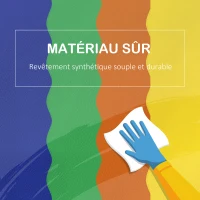 HOMCOM 7PCS Module motricité bébé parcours motricité bébé blocs de construction en mousse EPE avec housse en polyuréthane - jouets éducatifs pour enfants d'âge préscolaire, multicolore(m-7)