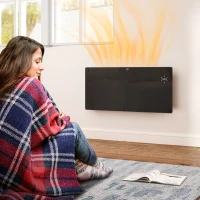 HOMCOM 2000W 5-35℃ Smart Control Heater - Black(m-9)