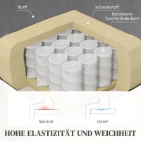 HOMCOM Elektrischer Aufsteh-Sessel, Weicher, samtartiger Stoff, USB-Anschlüsse(m-6)
