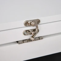 HOMCOM Escritorio Plegable con Estantería Mesa de Oficina con Pizarra y Múltiples Estantes Convertible con Baldas Ajustables 98x51x153 cm Blanco(m-8)