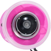 HOMCOM Candy Floss Machine Electric Cotton Candy Maker Gadgetry 450W (Pink)(m-9)