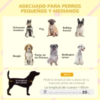 PawHut Caseta para Perros Exterior con Techo Asfáltico Abatible Puerta con Cortina y Base Extraíble 90x62x71 cm Madera Natural(m-7)